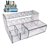Organizador compuesto, accesorios de jeringas de resina, soporte de organizador de dispensador de aplicador claro para jeringas compuestas accesorios irrigator dental