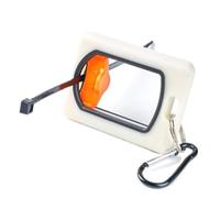 Organizador con corbata con cremallera - Herramienta de almacenamiento para cable cuadrado compacto | de corbatas Zip Case almacenamiento múltiple viajes camping doméstico Uso del titular resistente l