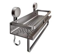 Organizador Con Para Ducha: Ganchos Impermeables Sin Perforación, Almacenamiento Duradero Para El Baño, Diseño Extraíble De Fácil Instalación | Carrito De Ducha Con Succión Para Organización I