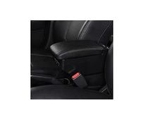 Organizador consola central para coche Reposabrazos de doble capa con portavasos, cenicero y 9 puertos USB para Skoda para Fabia 3 2015 2016 2017(F3 NO USB)