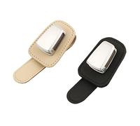 Organizador de 2 piezas para todos los modelos de coches, llaves, recibos, licencia de conducir, tarjeta de billete de coche, abrazadera directa, soporte para gafas de sol para mujer