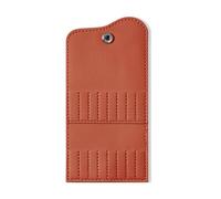Organizador de 20 clavos para técnico, bolsas de almacenamiento de piel sintética, mecanismo de cierre a presión, portadores de brocas portátiles de moda, elegante estuche de accesorios para taladro
