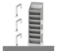 Organizador de 8 niveles sobre la puerta - Heavy Duty Rack | 8-Layer Door Shoe Organizer for 16-24 Shoes, Hanging Storage Holder with Sturdy Oxford Fabric, Bedroom, Bathroom, Dorm, RV, Utility Room,