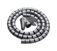 Organizador de alambre flexible con componente fuerte que evita el desorden del escritorio y protege los cables de daños en el soporte de cables