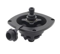 Organizador de almacenamiento cosmético con Drawers and Lid, portátil Vanity Makeup Box for Countertops, 4,6 × 4,6 × 2,9 in Compact and Stylish Makeup Display Case for Home or Travel BlackWhite