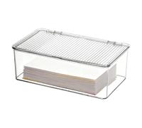 Organizador de Almacenamiento de Alimentos - Contenedores de Almacenamiento | Organizador de, Organización y Gabinetes, Contenedor Antipolvo con Soporte de Tapa para Paquetes, Multicolor