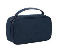 Organizador de almacenamiento de cables de viaje, bolsa organizadora de dispositivos USB de viaje, funda de transporte de tela Oxford para viajes de negocios, deportes al aire libre, uso diario,