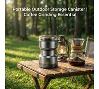 Organizador de almacenamiento de encimera minimalista moderno, frasco de acero inoxidable para café, organizador de escritorio decorativo para la decoración de de café de la cocina