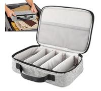 Organizador De Almacenamiento De Gafas De Sol - Caja De Soporte De Gasfas Múltiples, Estuche De Gaas Ajustables | Fashion Eyeglass Exhibe Mujeres, Hombres De Sol Protectores Espaciosos Con Cierre