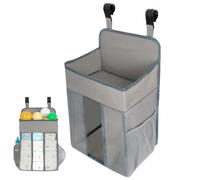 Organizador De Almacenamiento De Pañales - Tela Oxford 27,5x20x51cm | Caddy De Pañales Colgantes De Pared Con Múltiples Bolsillos | Soporte Para Artículos Esenciales Para Bebé Para Dormitorio