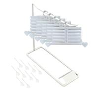 Organizador de almacenamiento de papel de aluminio de transferencia de uñas, organizador portátil impreso en 3D con base, almacenamiento de papel de transferencia de uñas, para boda, novia, spa, aseo