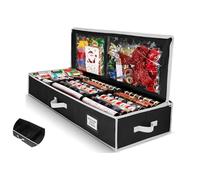 Organizador de almacenamiento de papel de regalo multiusos y almacenamiento de ropa, organizador de envoltura de regalo grande debajo de la cama, contenedor de almacenamiento, organización del hogar