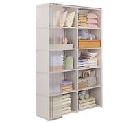 Organizador de Almacenamiento de Ropa, Compartimento de Ropa, Estante de Cubierta de Uso Amplio, Torre de Ropa portátil para Parte, Abrigos, Colgante, Capas plegadas, Accesorio de