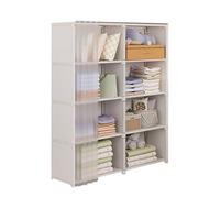 Organizador de almacenamiento de ropa - Compartimento para ropa, soporte de cubierta amplio | Torre de ropa portátil para abrigos, moda colgante, capas plegadas, fijador de armario de esquina para