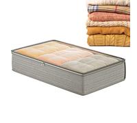 Organizador De Almacenamiento Debajo De La Cama: Contenedores Debajo De La Cama Resistentes Con Tapa, Solución De Almacenamiento Conveniente Para Toallas, Mantas, Ropa, Calzado, Organizador Fácil De D