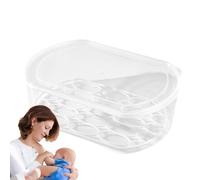 Organizador de almacenamiento para congelador de leche materna,Organizador de bolsas de leche materna | Contenedor de almacenamiento de leche materna para refrigerador transparente | Contenedores orga