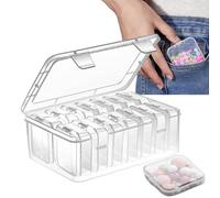 Organizador de Almacenamiento para Cuentas | Estuche Impermeable de Acceso Rápido | Organizador para Almacenar Abalorios | para Dormitorio Residencia Armario Joyería Pendientes Aretes Anzuelos