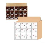 Organizador de almacenamiento para teléfono móvil montado en la pared con 12 ranuras para aulas y oficinas, perfecto para escuelas y espacios de trabajo, diseño de ahorro de espacio