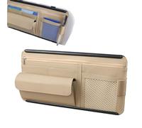 Organizador De Almacenamiento Para Visor De Automóviles, Organizador De Visores Automotrices | Organizador De Gafas De Sol Para La Visera Del Vehículo, La Bolsa De Almacenamiento Para El Organizador D