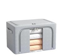 Organizador de almacenamiento plegable 2 piezas, caja for ropa, gran capacidad, chaqueta plumas, edredón, y orden del hogar Se Utiliza en Ropa y Juguetes