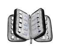 Organizador De Almacenamiento USB - De Soporte De Unidad Flash, Estuche De Transporte De Treinta Ranuras | Tanque De Viaje Duro Impermeable Portátil, Solución De Transporte Múltiple para Unidad