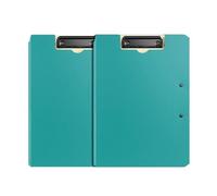 organizador de archivos Carpeta portapapeles plegable de 2 piezas, resistente, con doble clip, organizador archivos, suministros oficina