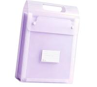 Organizador de archivos de gran capacidad, impermeable, acordeón, 4 bolsas de archivos con construcción de polipropileno amigable