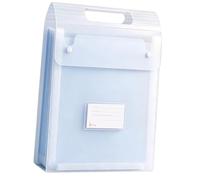 Organizador de archivos de gran capacidad, impermeable, acordeón, 4 bolsas de archivos con construcción de polipropileno amigable