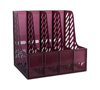 Organizador de archivos de mesa de 4 capas, soporte de revistas desmontable para adultos, soporte de gabinete de escritorio escolar, soporte horizontal superior para revistas para gabinetes de aula