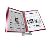 Organizador de archivos diseñado para escritorio, organizador de referencia de escritorio, archivo de pared tamaño A4, estante de referencia de documentos montado en la pared de 5 paneles, capacidad