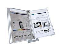 Organizador de archivos diseñado para escritorio, organizador de referencia de escritorio, archivo de pared de tamaño A4, estante de referencia de documentos montado en la pared de 5 paneles