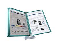 Organizador de archivos diseñado para escritorio, organizador de referencia de mesa, archivo de pared de tamaño A4, estante de referencia de documentos montado en la pared de 5 paneles, capacidad para