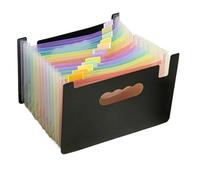 Organizador De Archivos En AcordeóN 2 bolsas de archivo A5 12 rejillas multicapa, organizador documentos, archivos tipo acordeón Para Archivos