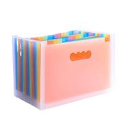 Organizador De Archivos En AcordeóN Archivador vertical multicapa A4 de 2 piezas, 25 capas, for 2000 hojas, ideal for la escuela y oficina Para Archivos(Color 1)