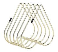 Organizador de archivos para escritorio, revistero telescópico, organizador clasificador de archivos en forma de corazón, organizador de revistas de escritorio de hierro (Oro)