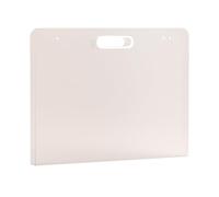 Organizador de archivos reciclable, compartimento visible para documentos, interior espacioso para materiales de conferencia, organizadores de documentos esenciales, bolsa de transporte, soportes para