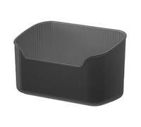 Organizador de armario con espejo de mesa | Organizadores SkinCare para el estante del baño, organizador con esquinas redondeadas, mayor capacidad para pinceles, lápiz labial, esmalte de