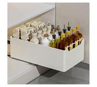 Organizador de armario extraíble con diseño extraíble para una fácil limpieza, estantes deslizantes de despensa con adhesivo para cocina, baño y almacenamiento debajo del fregadero