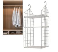 Organizador de armario | Organizador de estante de ropa | Soluciones de almacenamiento de armario para armarios diversos, estanterías, rv tocadores