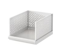 Organizador de Armario Pequeño cajón apilable para almacenaje de ropa | organizador plegable de armario para Hogar, Lavandería, Salón, Baño, Dormitorio, Piso, Ducha, Residencia