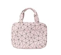 Organizador de aseo portátil de viaje, bolsa de aseo impermeable, bolsa de aseo colgante con gancho, bolsa de cosméticos de 4 compartimentos 28,74 x 3,8 x 1,57 pulgadas para champú acondicionador,