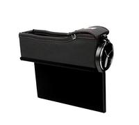 Organizador de Asiento de Coche, Caja de almacenamiento del sostenedor del bolso del bolsillo para las monedas del teléfono de cartera de bebidas,Negro Rojo 2,Asiento derecho