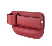Organizador de Asiento de Coche para Ferrari 296 | 12Cilindri | Amalfi | Daytona SP3 | F80 | SF90, con Portavasos y Puerto para Cable de Carga, Gran Capacidad,G Volcanic Red-Left
