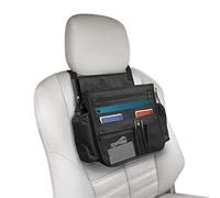 Organizador de asiento trasero de coche, bolsa de almacenamiento colgante para asiento del pasajero, organizador de asiento delantero de coche para oficina y niños, organizador de cabina de camión con