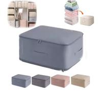 Organizador de autocompresión Que Ahorra Espacio, Bolsa de autocompresión, Bolsas de mudanza Resistentes, Bolsas organizadoras de Equipaje, Bolsa de Almacenamiento, Cubos (Azul,XL)