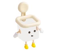 Organizador de baño con , diseño de robot - Bonito soporte para cepillos de dientes con fuerte fuerza de adhesión | Soporte montado en la pared con fondo drenaje de agua para cepillo de dientes