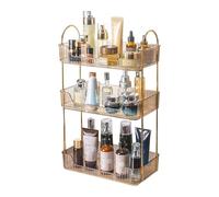 Organizador de baño, estante de contador de perfume, estante organizador de esquina de varios niveles | Lujoso estante de almacenamiento para esmalte de uñas, fragancias y lociones