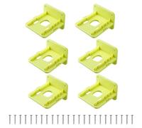 Organizador de batería de 18 V para montaje en pared para P102 P103 P104, se adapta a baterías estándar de 18 V, reduce el tiempo de búsqueda y mejora el flujo (6 piezas)