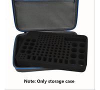 Organizador de Baterías Estuche con Probador BT-168. Capacidad para 225 Baterías AA AAA C D 9V 3V de Litio (Azul) Solo Estuche