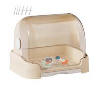 Organizador de Biberones para Encimera Portable a Prueba de Polvo | Organizadora para Chupetes de Encimera para Mordedores, Vasos, Cubiertos, Hogar, Cocina, Guardería, Encimera